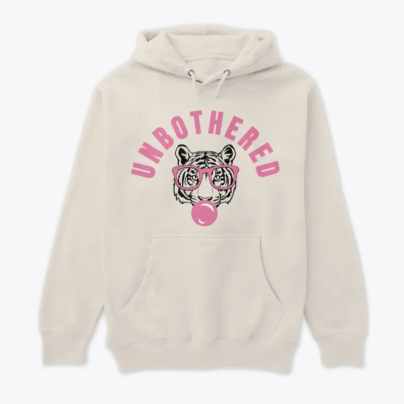 Unbothered  Bubblegum Hoodie Sand