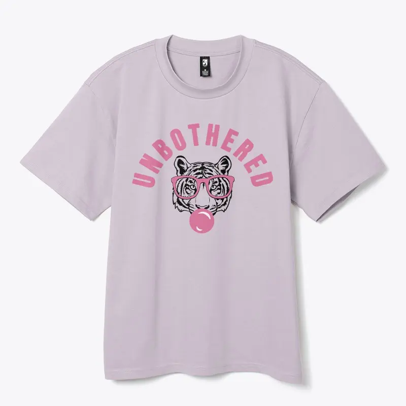 Unbothered  Bubblegum heavy tee pink