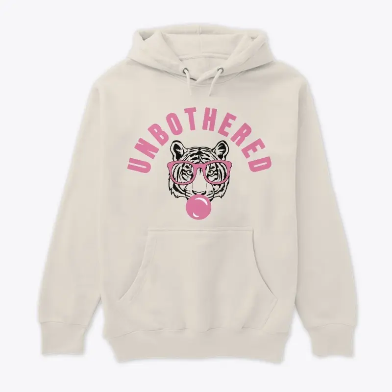 Unbothered  Bubblegum Hoodie Sand