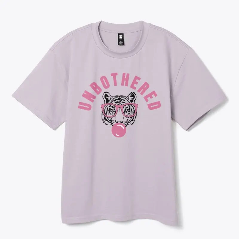 Unbothered  Bubblegum heavy tee pink